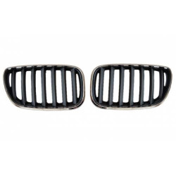 BMW Grille Silver Chrome Set New Model E53 X5 51137124815 520006101029 51137124818