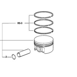 BMW Piston 321 86.565mm 0.50 E36 0830102 11251405266