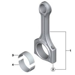 BMW Piston Rod Kit E60 11240307207