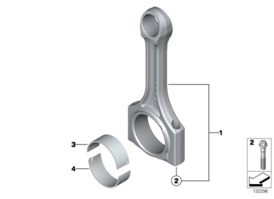 BMW Piston Rod Kit E60 11240307207