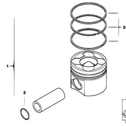 BMW Ring M47 M57 Std M47 4pcs-M57 6 M47 -M57 6 Pieces Standard E46 E65 E53 X5 0611440000 11252247384