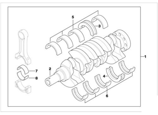 BMW Bed Master M20 320 050 Team E30 E34 E36 11211706865