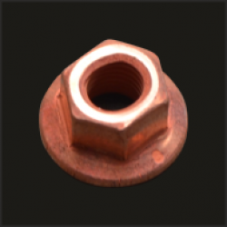 BMW Nut Copper Self Washer M7x14mm 11 Key 11721437202 BMW Nut Copper Self Washer M7x14mm 11 Key 11721437202