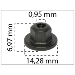 BMW Clip PLS Nut m5 07147336362