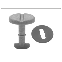BMW Floor Carpet Clip Gray Sequin 51478183027 E39 E46