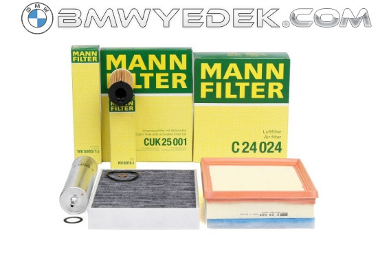 Bmw F20 Case 116d после 2015 года Периодическое техническое обслуживание Комплект фильтров Mann Brand