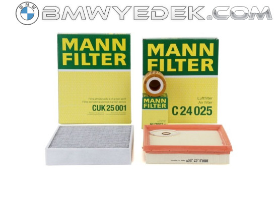 Bmw F20 Case 116i Periodic Maintenance Filter Set Mann