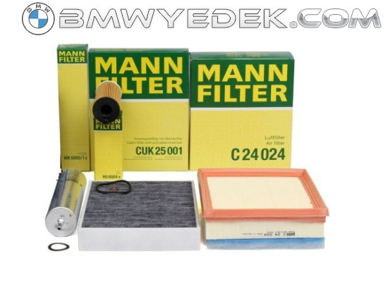 Комплект фильтров периодического обслуживания Bmw F22 Case 220d 2012-2014 гг. Бренд Mann