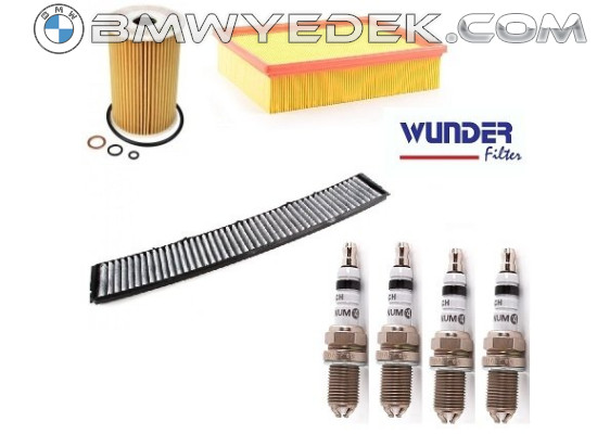 Bmw 3 Series E46 Chassis 318İ 1998-2001 Periodic Maintenance Set with Spark Plug