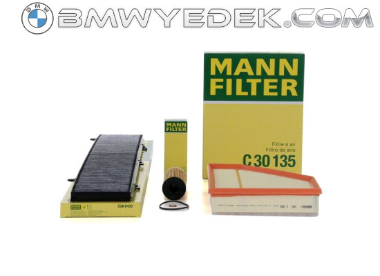 Bmw E92 Chassis 320d N47 Engine Periodic Maintenance Filter Set Without Diesel Mann