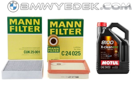Bmw F30 Case 316i Periodic Maintenance Filter Set Motul Oil