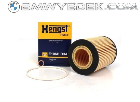 Bmw 5 Series E39 Case 520i-528i Oil Filter Hengst 