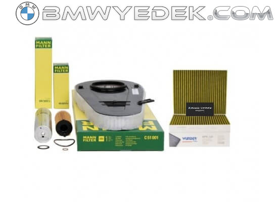 Комплект для периодического обслуживания Bmw F10 Case 520d Mann Brand пыльцевой фильтр Wunder