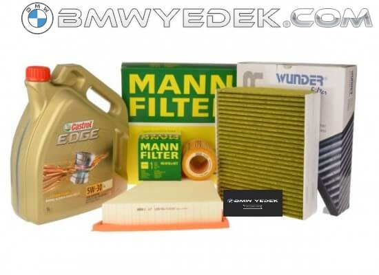 Bmw F10 Case 520i Periodic Maintenance Filter Set Castrol Oil