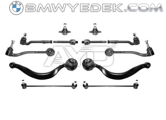 Bmw X5 Series E53 Case Front Lower Control Arm Set 10-Piece Ayd 