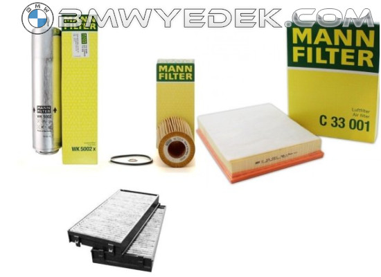 Bmw X6 E71 Case 3.5dx Periodic Maintenance Filter Set Mann 