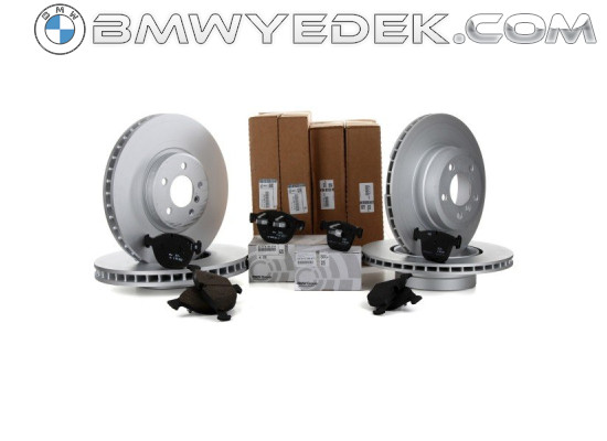 Bmw X6 Series E71 Case Front And Rear Brake Disc Pad Set Oem