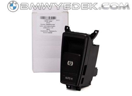Bmw X6 Series E71 Case Hand Parking Brake Release Button Febi 61319148508 