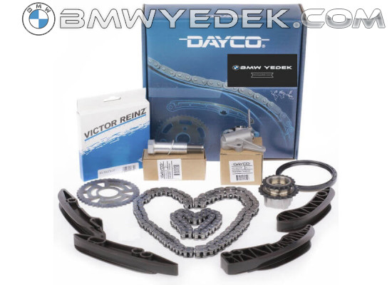 Bmw 1 Series F20 Chassis 116d N47 Engine Camshaft And Oil Pump Chain Set Complete Gear Kit Dayco 