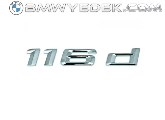 Bmw 1 Series F20 Chassis 116d Type Font 