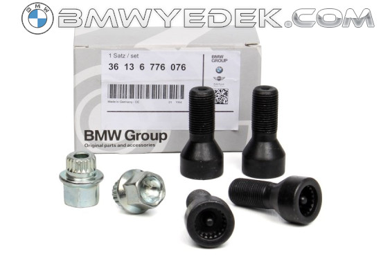 Bmw 1 Series F20 Case Locked Wheel Bolt Set Oem 36136776076 