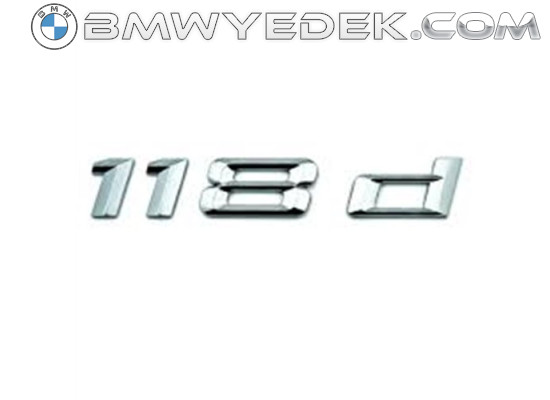 Шрифт BMW 118d E87 51147135549 581201056 (Bmb-51147135549)