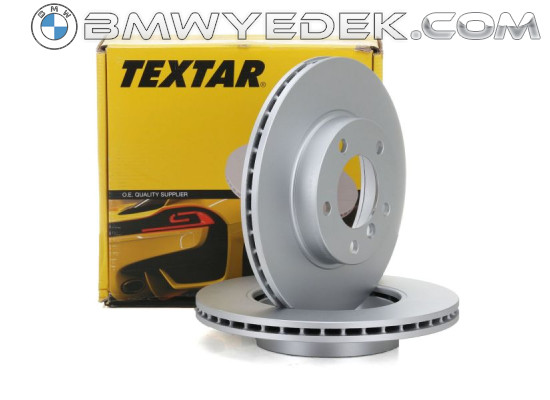 Bmw E46 Chassis 320d Front Brake Disc Set with Air Channel Textar 