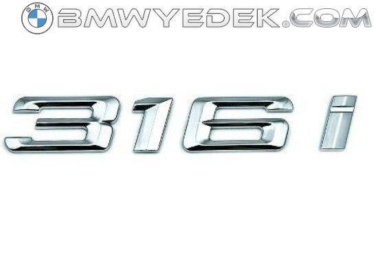 Bmw 3 Series E46 - E90 Chassis 316i Тип шрифта