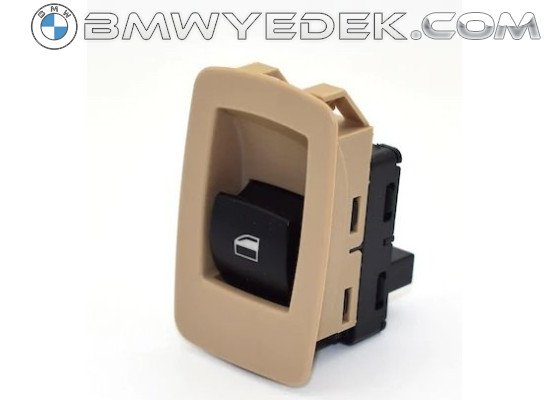 Bmw 3 Serisi E90 Kasa Otomatik Cam Düğmesi Tekli Bej İthal 61316945876 