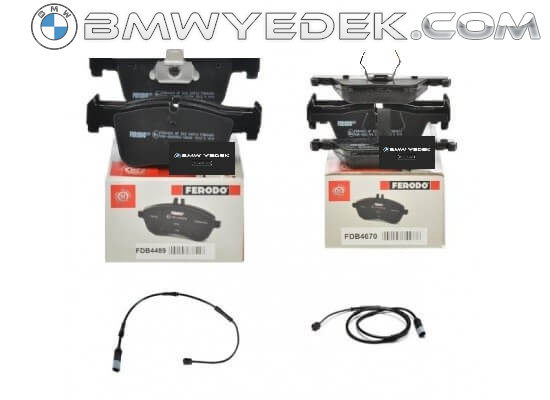 Bmw F30 Case 318d Front And Rear Brake Pad Set With Plug Ferodo 