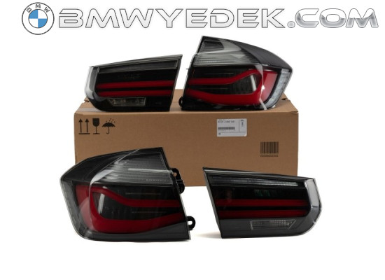 Bmw F30 Case Smoked Stop Lamp Inner And Outer Set M-Performance 
