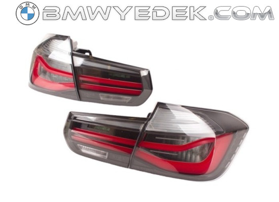 Bmw F30 Stop Smoked Lamp Inner And Outer Set 63212450105
