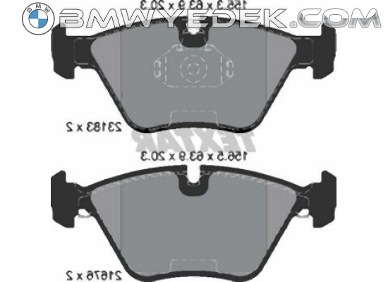 BMW E46 E83 E85 E86 3.0 Front Brake Pads 34116779652 TEXTAR