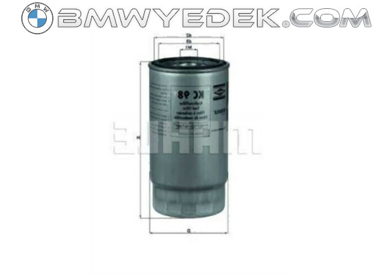 Топливный фильтр для BMW E34 E36 E38 E39 M41 M51 M57 - 13327786647 KNECHT
