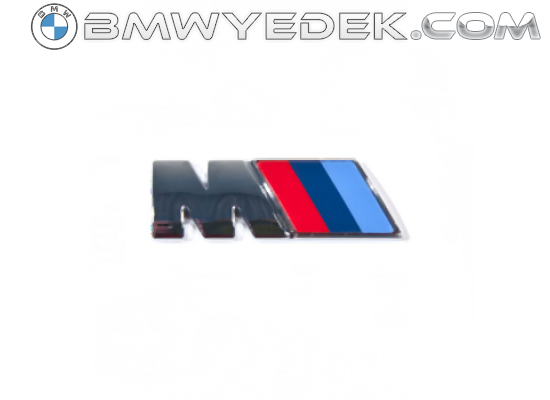 BMW M Çamurluk Logosu Amblemi 45mm - 51148058881 BMW ithal