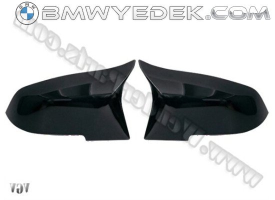 BMW F30 F31 F32 F33 F80 F82 F83 F87 M3 M4 Yarasa Ayna Kapağı Parlak Siyah Piano Black Takım - 51168059545 WENDER