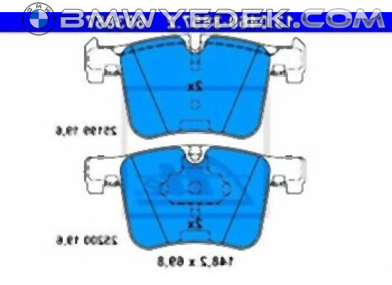 Передние тормозные колодки BMW F20 F21 F22 F23 F25 F26 F30 F31 F32 F33 F34 F36 - 34106859181 ATE