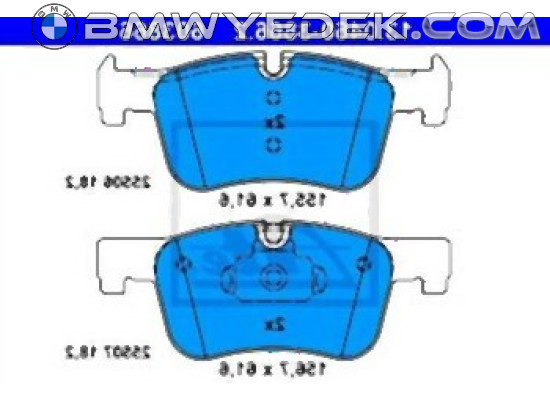 BMW F20 F21 F30 F31 F32 F33 F34 F36 Front Brake Pads 34116850568 ATE