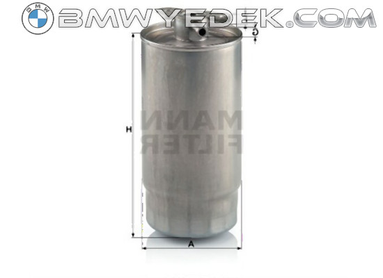 Фильтр топливный для BMW E39 E46 E53 M57 - 13327787825 MANN
