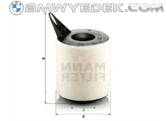 Воздушный фильтр для BMW E81 E82 E84 E87 E88 E90 E91 E92 E93N43 N45 N45N N46 N46N - 13717532754 MANN