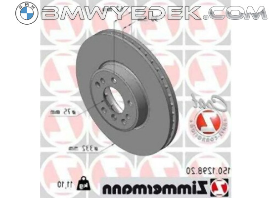 Комплект передних тормозных дисков BMW E53 E83 - 34116859679 ZIMMERMANN