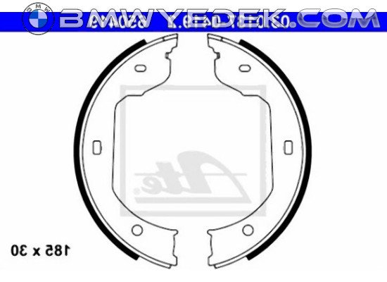 BMW E3s M5 E4s M3 E53 E60 E61 E63 E64 E65 E66 E83 E85 E86 El Fren Balatası - 34416761293 ATE