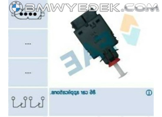 BMW E34 E36 Z3 Brake Switch 4 Plug 61318360417 FAE