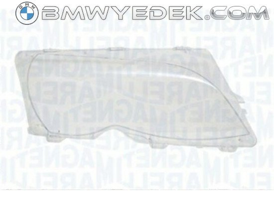 BMW E46 Sedan Touring 09/2001 Sonrası Far Camı Sol - 63126924043 MAGNETI MARELLI