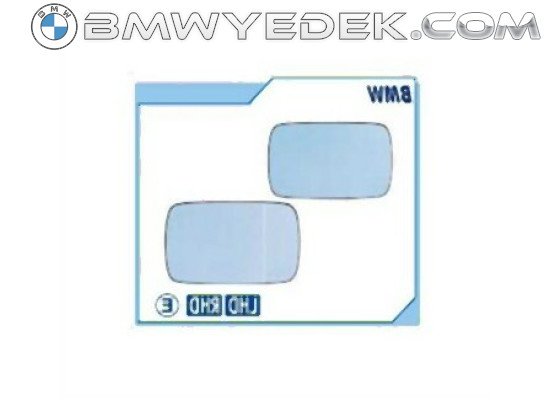 BMW E34 E36 E39 Ayna Camı Isıtmalı Konveks Sağ - 51168119711 VIEWMAX