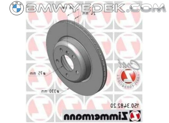 Комплект передних тормозных дисков BMW F10 F11 - 34116794429 ZIMMERMANN