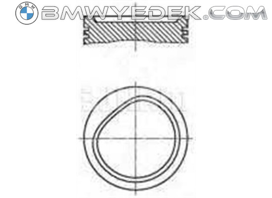 BMW E36 E34 1.8 After 09/1991 M40 Поршень Std (Инструмент) - 11251739301 MAHLE