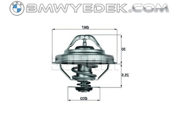 BMW M40 M42 M50 M52 Termostat 88C - 11537511580 BEHR