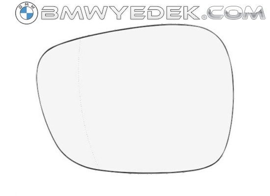 BMW E84 F25 04/2014 Öncesi Dış Dikiz Ayna Camı Sağ - 51162991660 4U