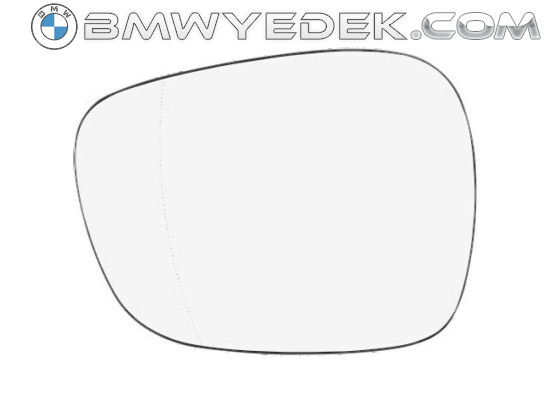 BMW E84 F25 до 04/2014 Стекло наружного зеркала заднего вида правое - 51162991660 4U